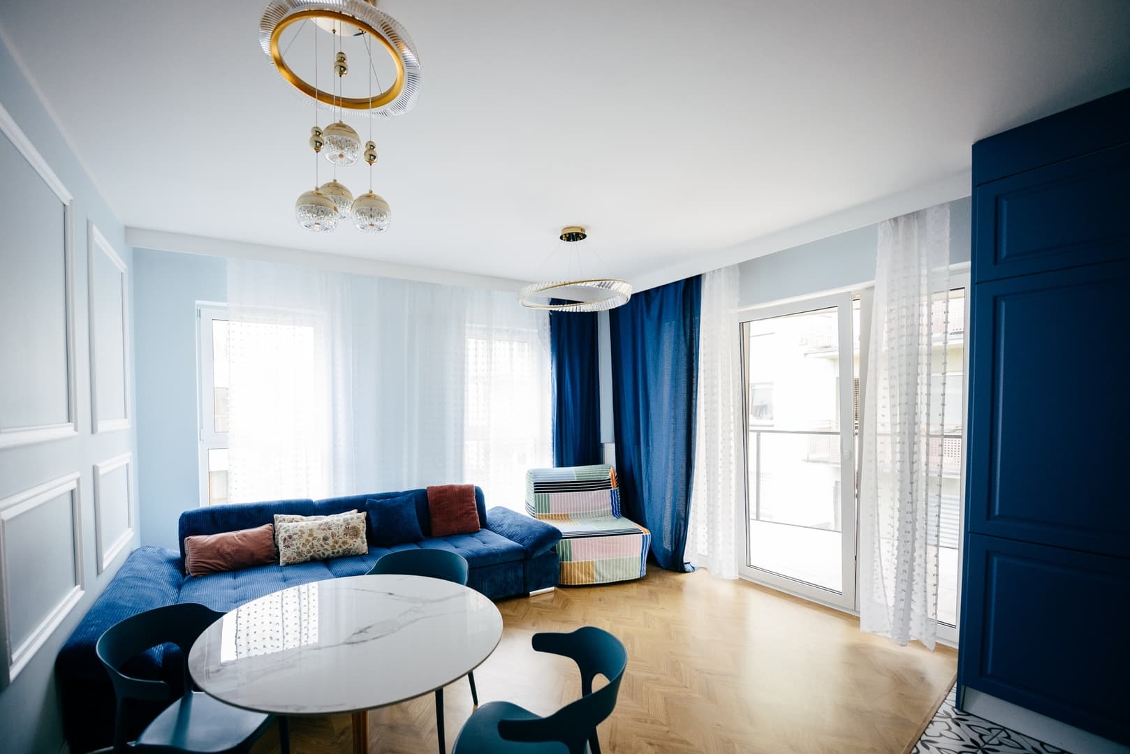 Pogonowskiego 73 - Blue Design Apartment 8 Guests, Terrace & Parking CHILLINLODZ